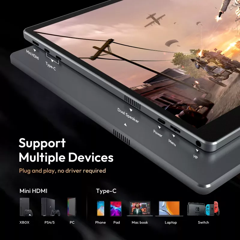 మీరు పని మరియు ప్రయాణం కోసం 16 అంగుళాల 1200P పోర్టబుల్ మానిటర్‌ను ఎందుకు ఎంచుకోవాలి?